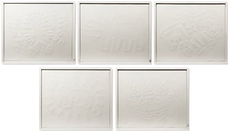White Icons by Keith Haring